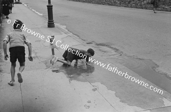 WHITWORTH ROAD BURST PIPE WITH CHILDREN